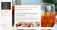 Desktop Screenshot of mountainrestcafe.com